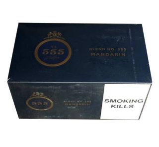 thuốc lá 555 dẹt xanh